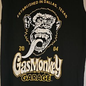 Gas Monkey Garage Black Tank Top